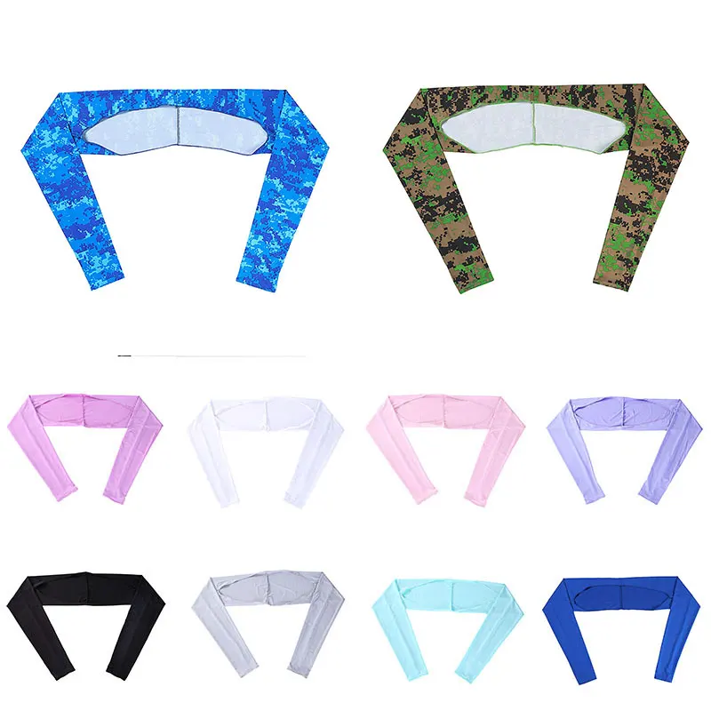 

Arm Cover Shawl Arm Sleeves UV Protection Sun Protector with Finger Hole for Women Golfing Riding Outdoor Activities