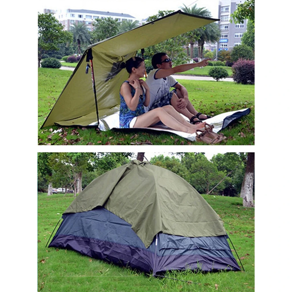 Multiuse Rain Poncho Outdoor Camping Blanket Emergency Backpack Rain Cover