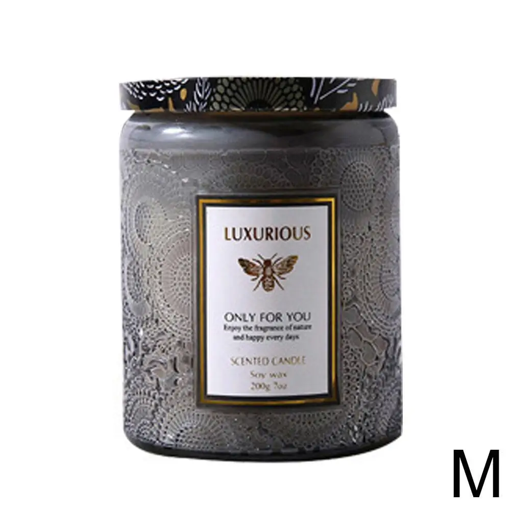 Scented Candles Jar Aromatherapy Candle Soy Wax Natural Lasting Fragrance Smokeless ​Burning Bath Stress Relief Handmade Gifts