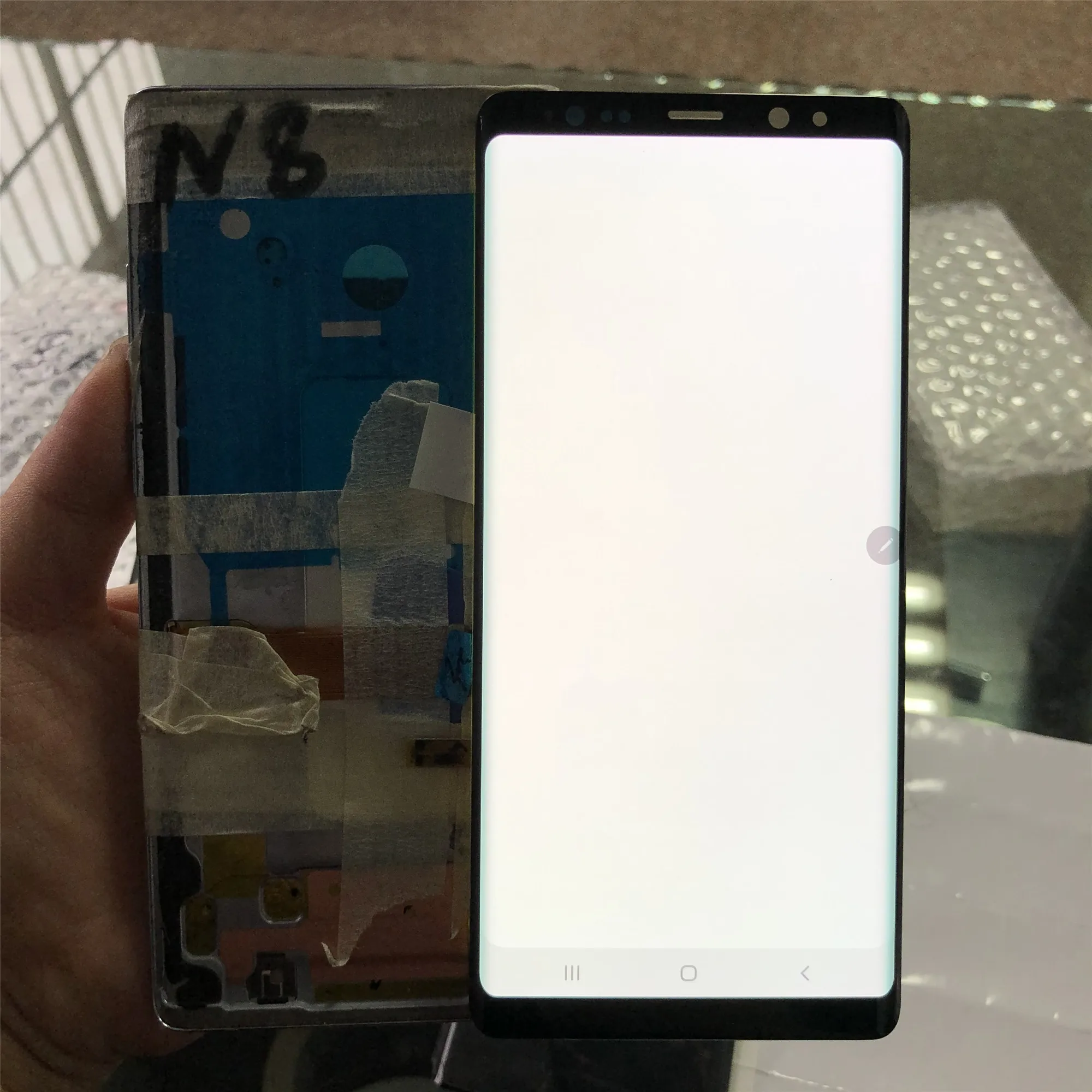 НОВЫЙ 6 3 &quotSuper AMOLED LCD монитор для Samsung Galaxy NOTE8 ЖК N9500 N9500F сменный сенсорный экран с