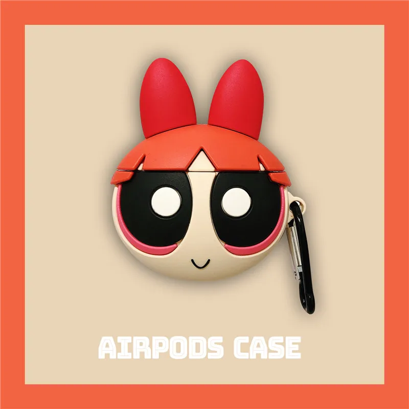 Nette Blossom Powerpuff Girls Polizisten Ins Kopfhorer Fallen Fur Apple Airpods 1 2 Silikon Schutz Kopfhorer Abdeckung Zubehor Earphone Accessories Aliexpress