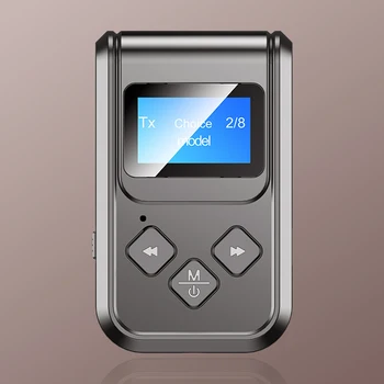 

Bluetooth Transmitter Receiver 3.5mm AUX Stereo Music Blue Tooth 5.0 Wireless Audio Adapter for Car TV PC Speakers Adaptador