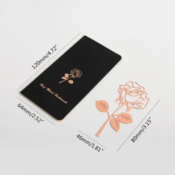 

Beautiful Rose Flower Metal Bookmarks Label Book Marker Stationery Office Supplies Handmade DIY Art Craft