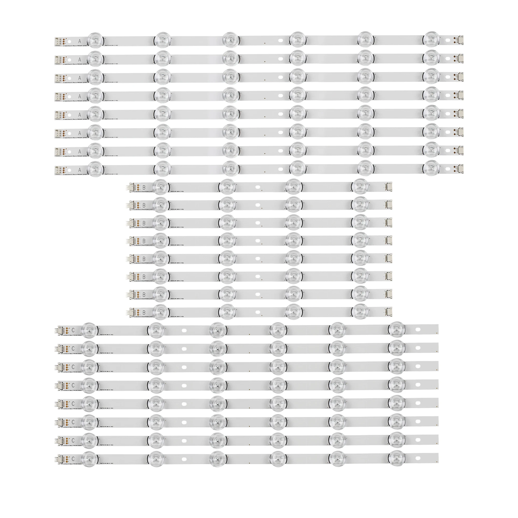 Новый 24 шт./компл. светодиодный полоски для LG lnnotek прямая 3 0 70-дюймовый сенсорный