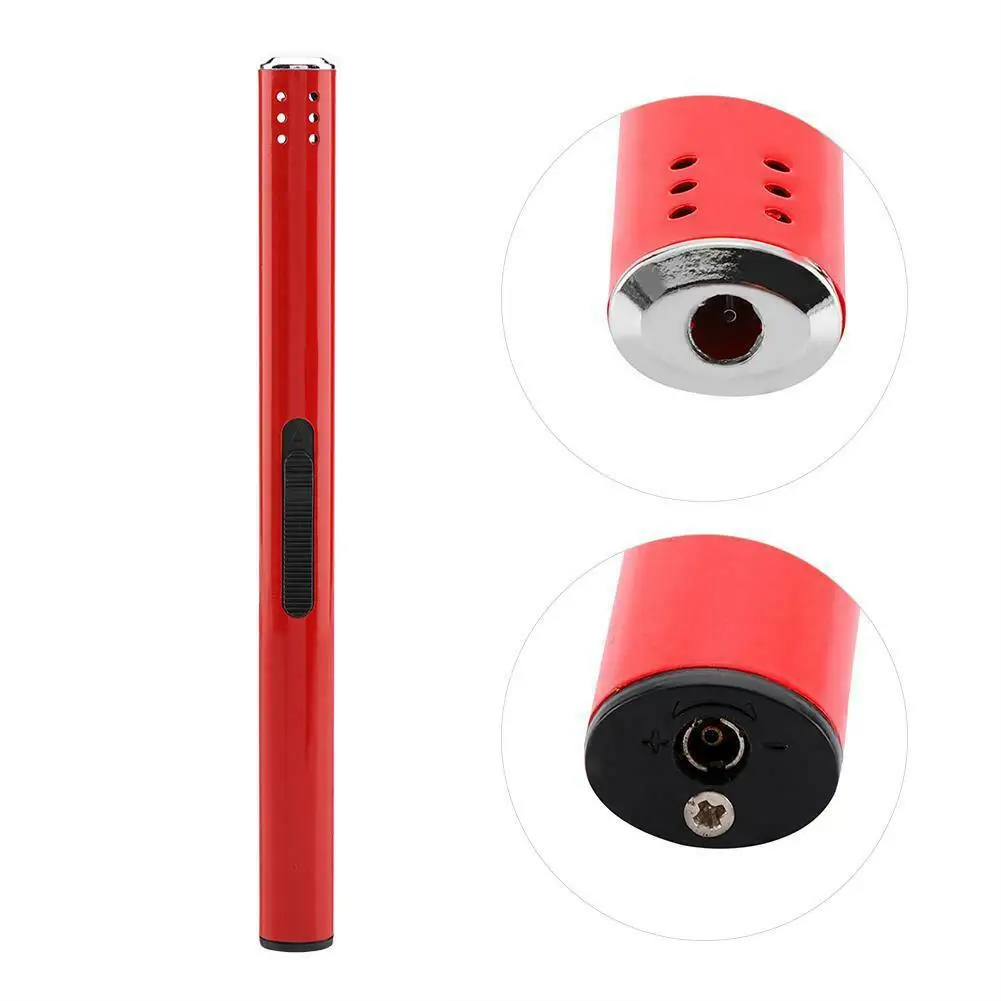 Long Fire Starter 9 colors Jet Lighter Aluminum Alloy Safe Torch Lighters for Candle Aromatherapy Barbecue Kitchen Igniter | Дом и сад