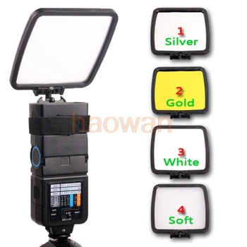 

4 in 1 camera Flash Softbox Diffuser reflector for canon Nikon SB900 SB800 SB600 SB28 Sony Yongnuo camera