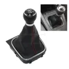 For VW Scirocco 2009 2010 2011 2012 2013 2014 Car-Stying 6 Speed Car Stick Gear Shift Knob With Leather Boot ► Photo 2/6