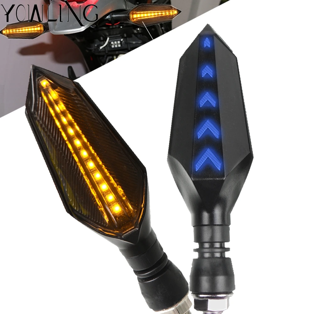 

For Triumph Daytona 675 Street Triple/R Motorcycle Turn Signals Light Flasher LED Flowing Water Blinker Bendable Flashing Lights