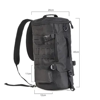 

Multi-function Waterproof Fishing Bag Outdoor Waist Bag Shoulder Spool Lure Storage Bags Cylindrical Fishing Tackle Backpack