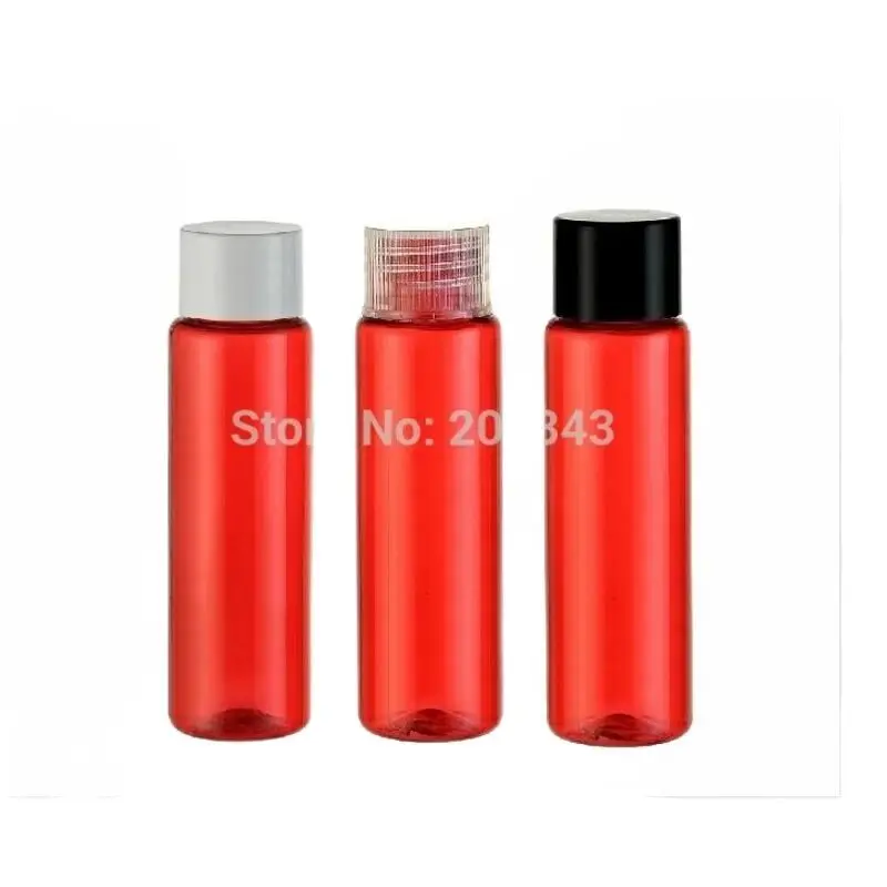 

30ml red plastic PET bottle ,toilet water bottle,lotion bottle with screw lid