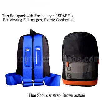 

EDBETOS JDM Racing Style Bride Fabric Backpack Bride Seats Fabric Material Backpack Auto school bag bride bag