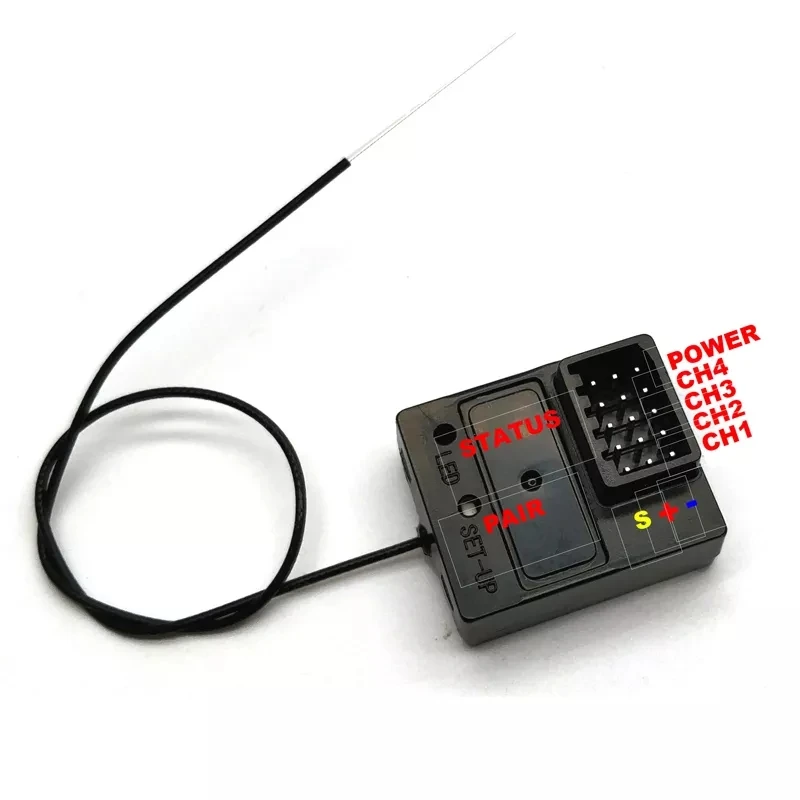 

DasMikro Sanwa FH3 FH4 Compatible 4 Channel Surface Receiver For Racing RC Car Parts