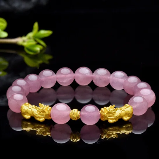 

Fashion PIXIU 5 Colors Alluvial Gold The Mythical Wild Animal Bracelets Gold-plated FENGSHUI Copy 3D Series Long NotFade Jewelry
