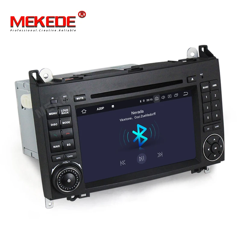 Best Android 9.0 7 Inch Car DVD Player Stereo System For Mercedes/Benz/Sprinter/W209/W169/B200/B-class 4G RAM 64G ROM WIFI Radio GPS 5