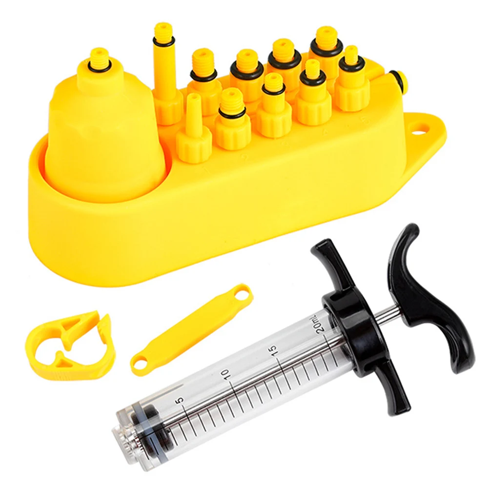 Bicycle Hydraulic Disc Brake Oil Bleed Kit Tool For SHIMANO, SRAM, MAGURA, TEKTRO, HOPE Series Bike Brake Repair Tools BC0612 (5)