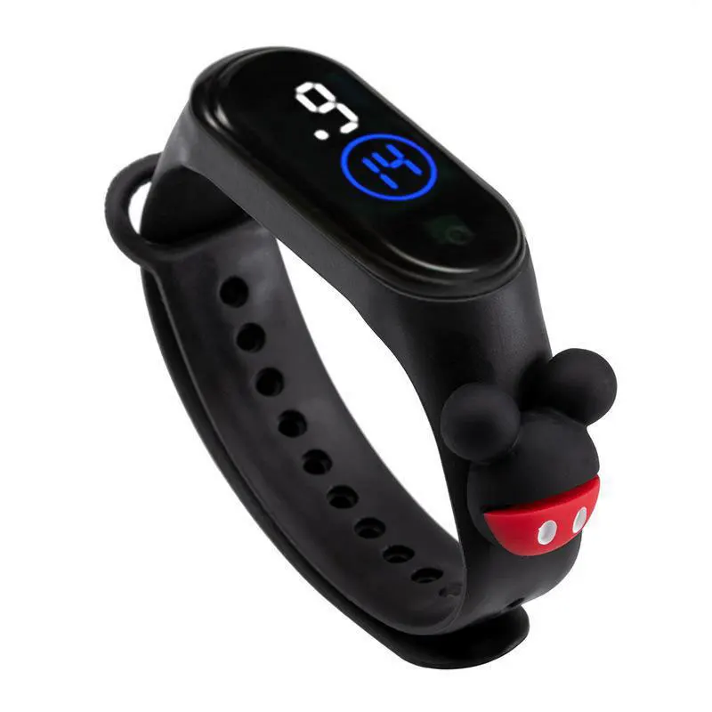 Lovely Students LED Contracted Sports Bracelet Children Watch Electronic Kids Watches Cartoon Doll Birthday Christmas Gift afbeelding