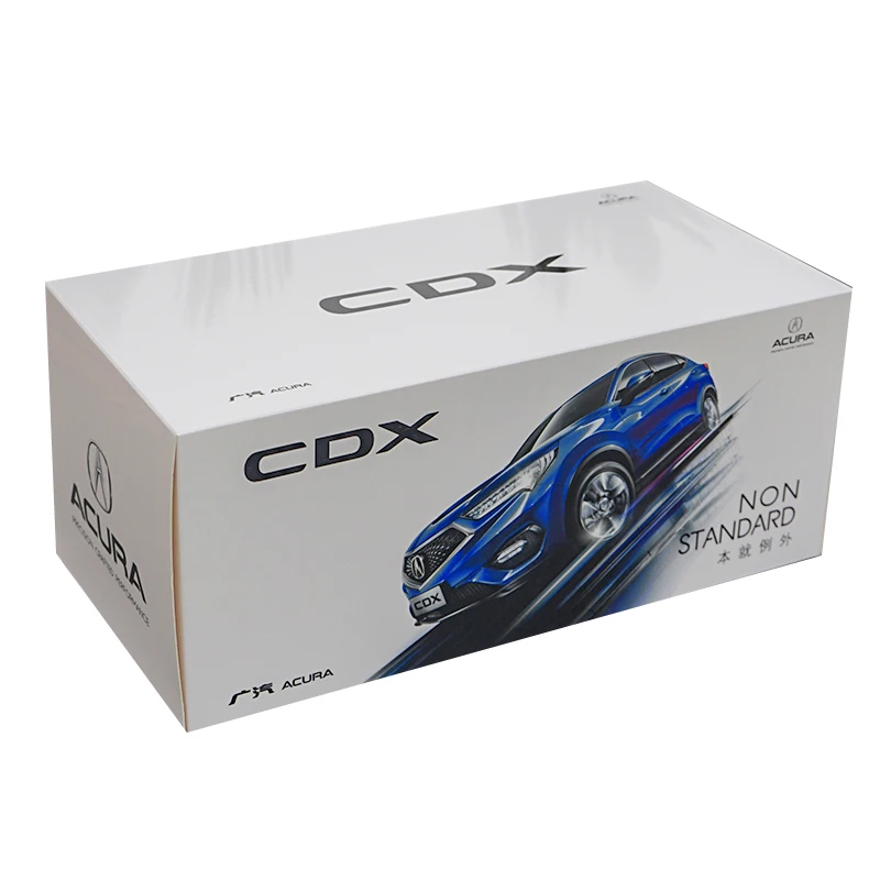 1 18 масштаб Acura CDX литая модель автомобиля+ маленький подарок