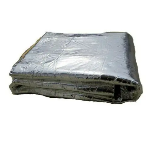 17" x 39" Автомобильная изоляция, автомобильный шумоизоляционный материал, теплозащитный коврик IRubber Foam& алюминиевая фольга, звукоизоляционная накладка