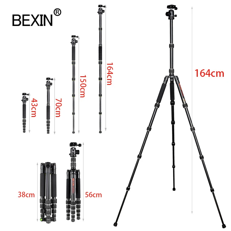 Tripod camera stand photo tripod aluminum foldable