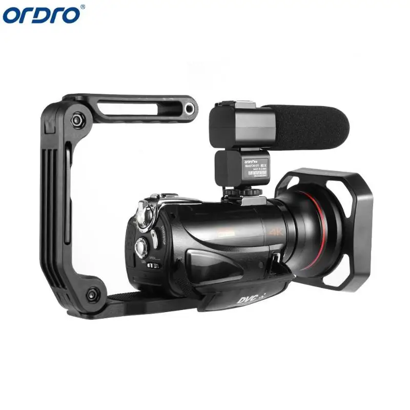 DV Ordro AC5 4K UHD цифровые видеокамеры с зумом 12X FHD 24MP WiFi ips сенсорный экран цифровой оптический DV мини-видеокамеры