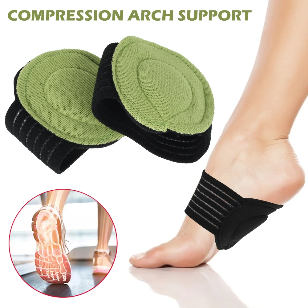 Foot Arch Support Plantar Fasciitis Heel Aids Cushion Pain Relief Absorb Shocking Feet Care