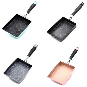 

Coat Japanese Aluminum Alloy Omelette Pan Non-Stick Frying Pan Fry Egg Pan Pancake Pot Cookware