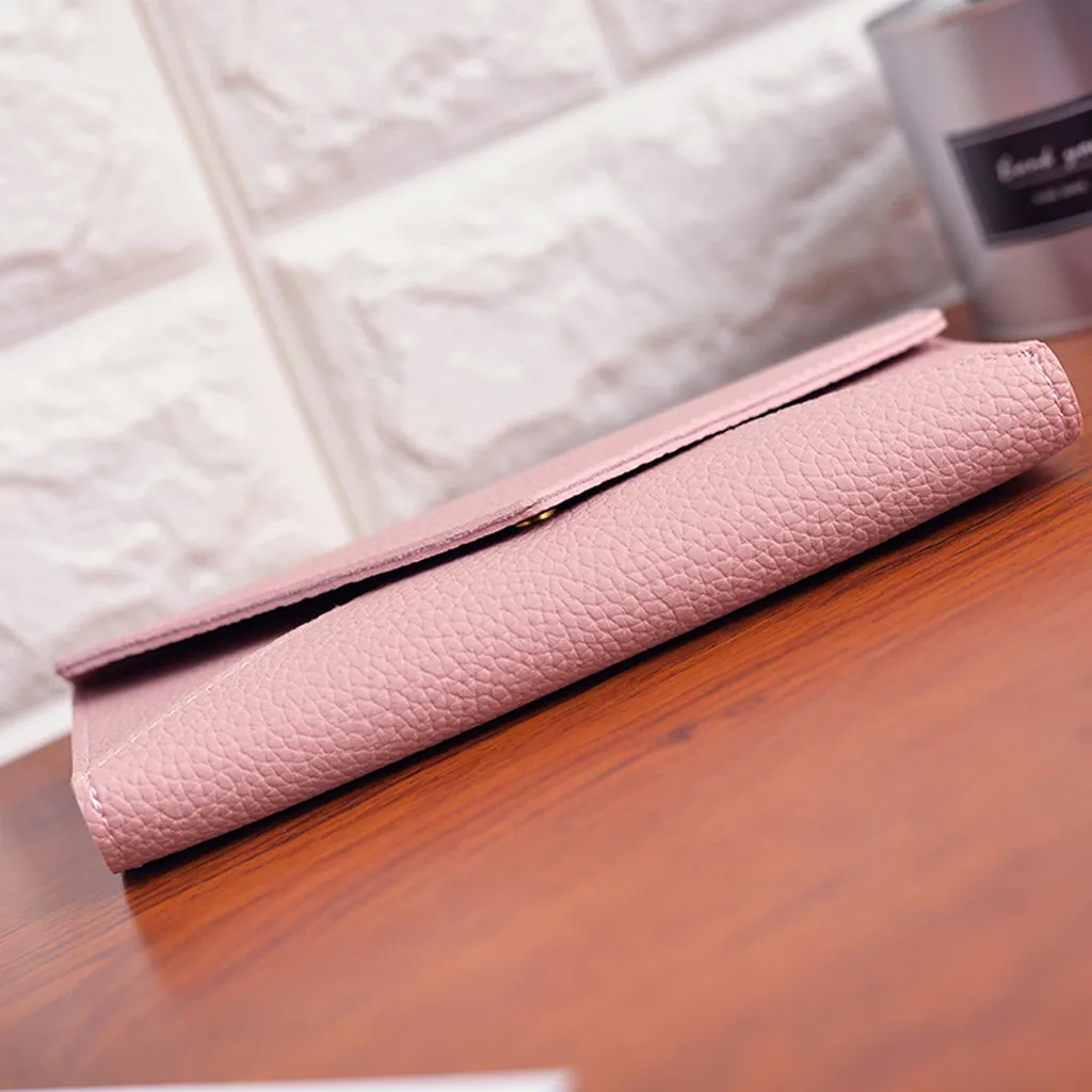 Геометрические женские кошельки, однотонный Карманный Кошелек для телефона, держатель для карт, пэчворк, женский длинный женский кошелек, короткий кошелек для монет