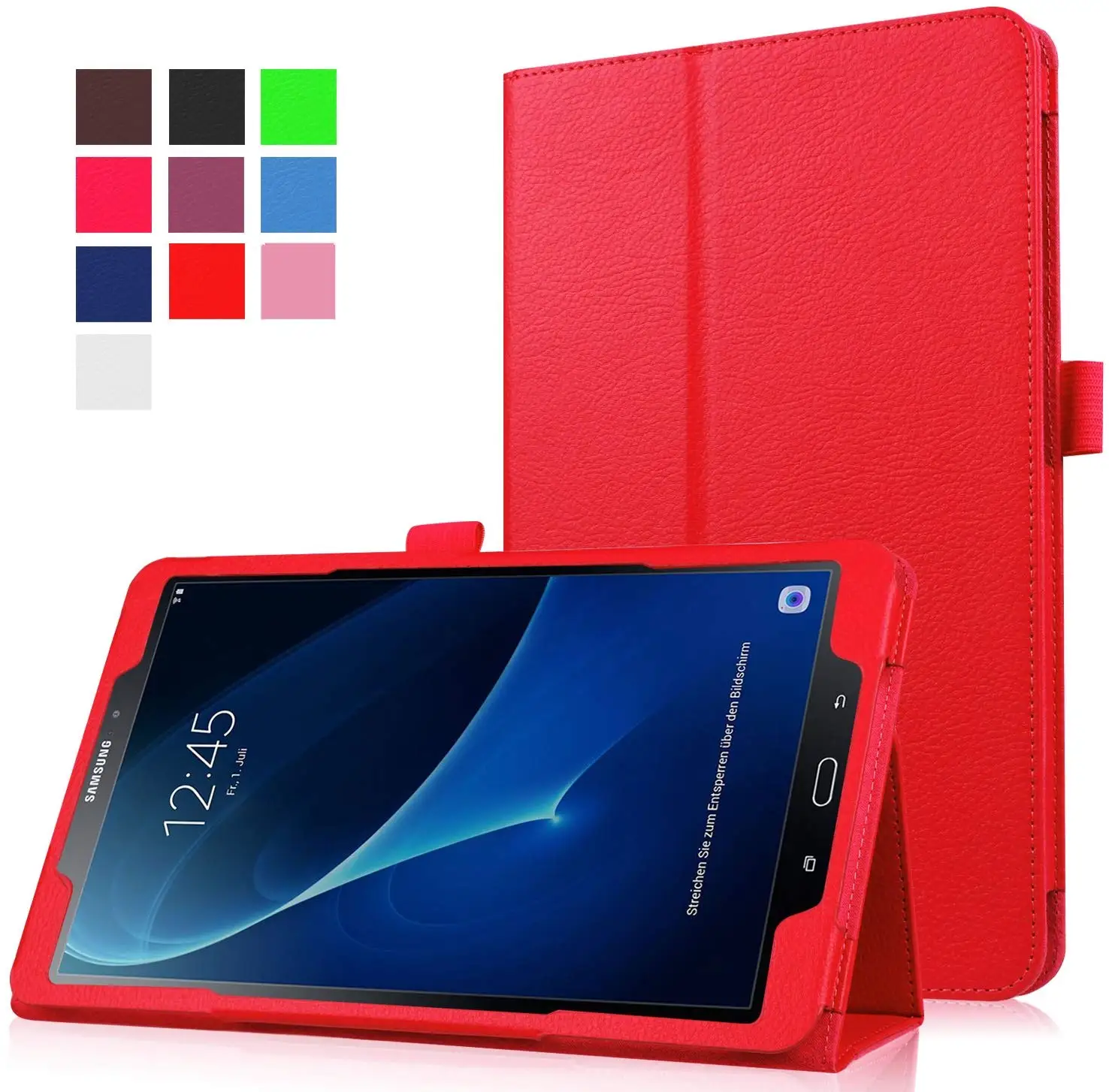 Ультратонкий Магнитный чехол для samsung Galaxy Tab A 10,1, умный чехол из искусственной кожи, чехол с функцией автоматического сна/пробуждения T580 T585, SM-T580 чехол s