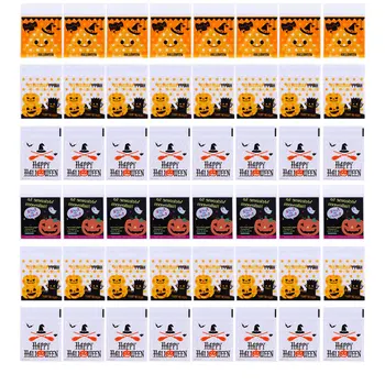 

400Pcs Candy Bag Convenient Festival Portable Packing Bag Candy Bag Cookies Wrapping Bag for Party Halloween