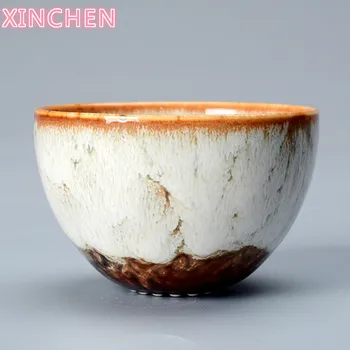 

Ceramic Kiln Tea Cup Change Porcelain Mug TeaCup Home Kungfu Tea Bowl Single Cup Tianmu Jianzhan Kung Fu Teaware Home Decor