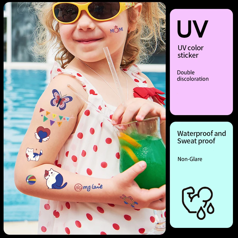 Наклейка с имитацией татуировки для детей