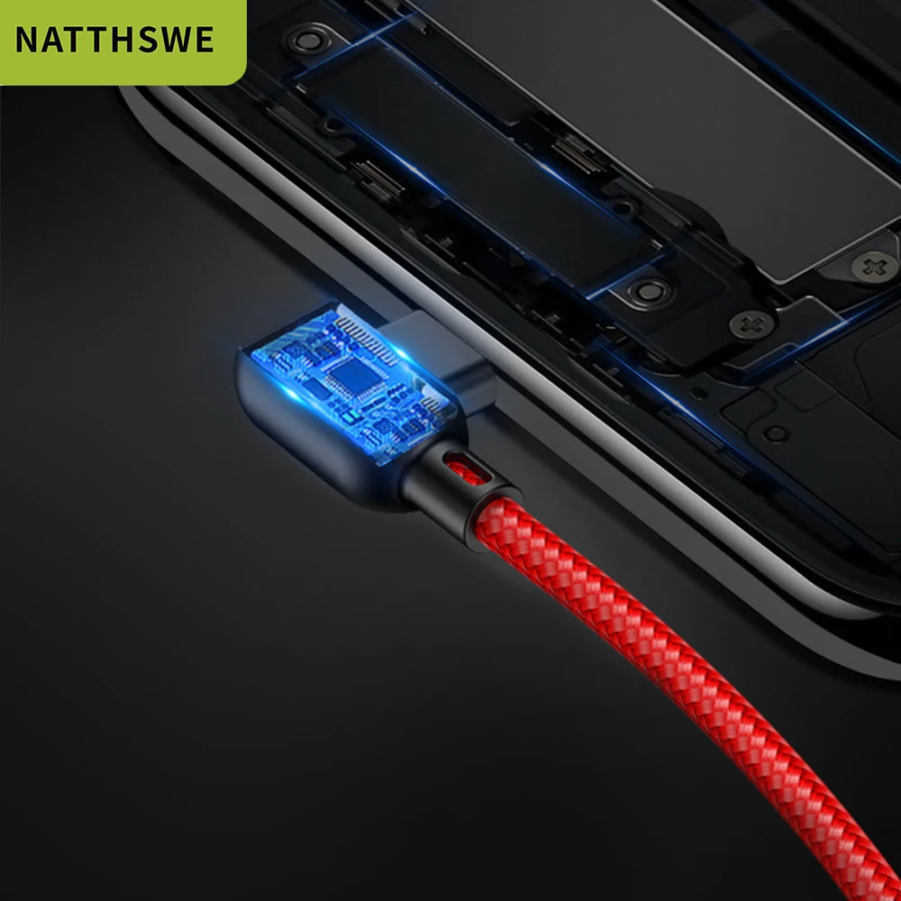 NATTHSWE 2.4A Быстрый USB кабель для iPhone 11 Pro XS MAX XR X 8 7 6s Plus 5 зарядный кабель зарядное устройство для мобильного телефона кабель для передачи данных