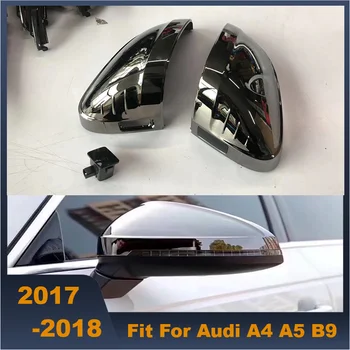 

Car Side Wing Mirror Caps Mirror Covers Tungsten Steel Black Material Fit For Audi A4 A5 B9 Allroad Quattro S4 S5 2017-2018
