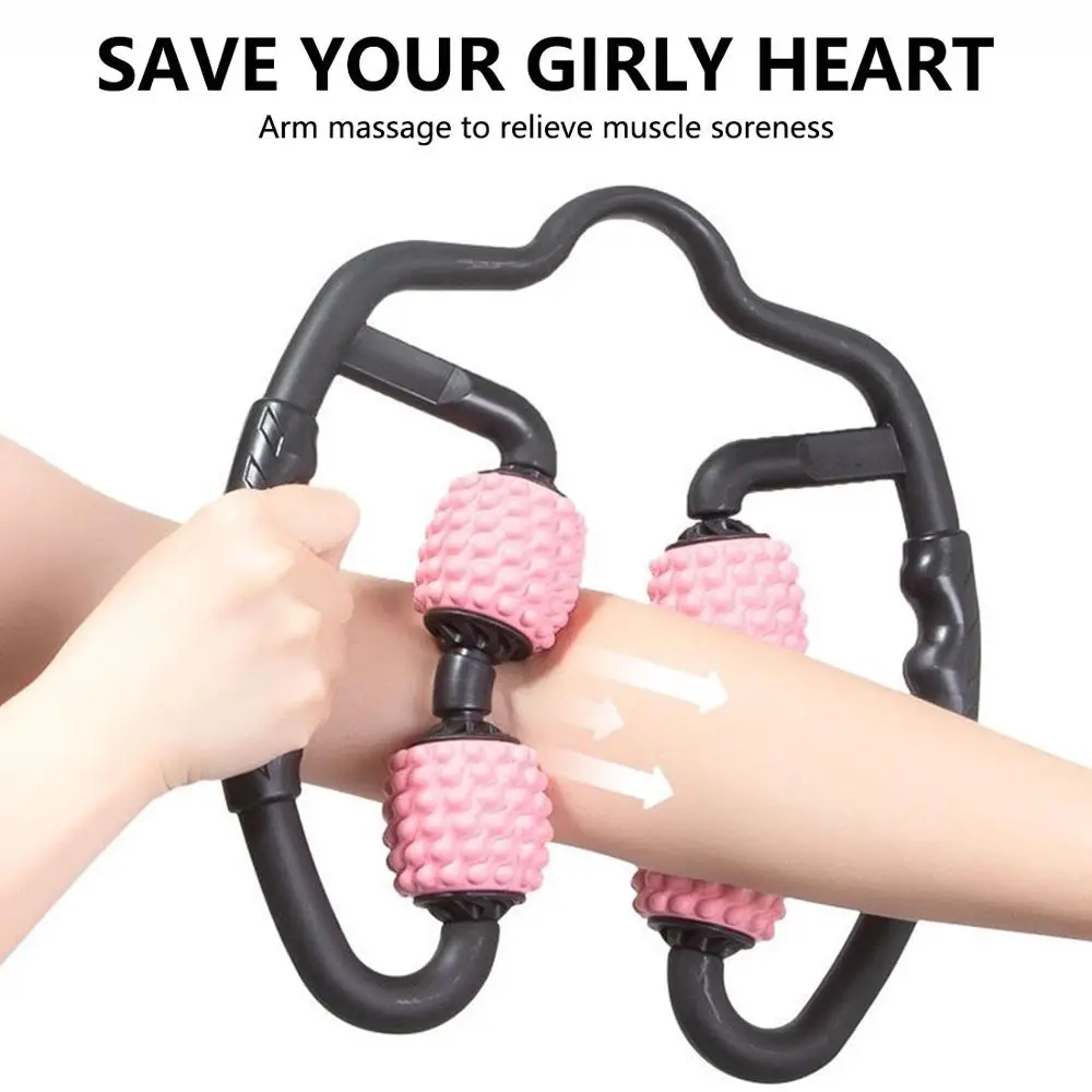 

U shape Sport trigger point massage Foam roller for arm leg neck muscle tissue Gym exercise equipment yoga pilates tool