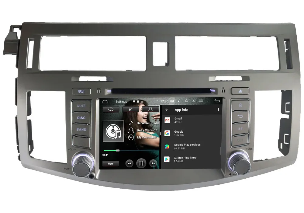 Flash Deal Klyde 4G Android 9.0 Octa Core 4GB RAM 64GB ROM DSP BT Car DVD Multimedia Player Radio GPS Glonass For Toyota Avalon 2005-2010 7