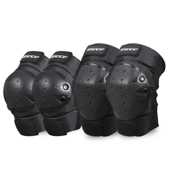 

4PCS Elbow Knee Shin Pads Motorcycle Guard Armor Pad Motocross Adult Sports Racing Guards Gear Accessories