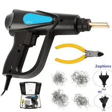 Agrafeuse 70W EU US pour plastique, Kit de réparation de pare chocs de voiture, pince à agrafes, Machine de réparation de pistolet de soudage