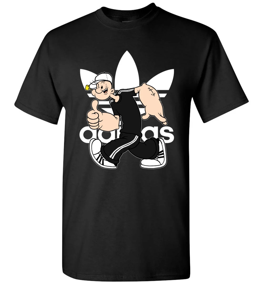 

Popeye Men's T-Shirt Funny Tees Cotton Tops T Shirt Clothes Popular T-Shirt Crewneck 100% Cotton Tees Funny Tees