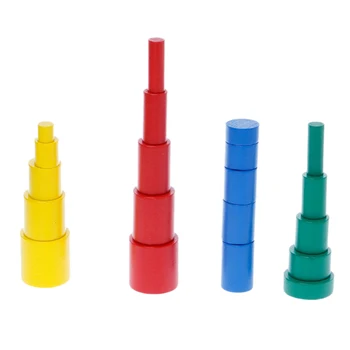 

20Pcs/Set Infant Toys Cylinder Blocks Preschool Learning Educational Math Toys For Toddlers