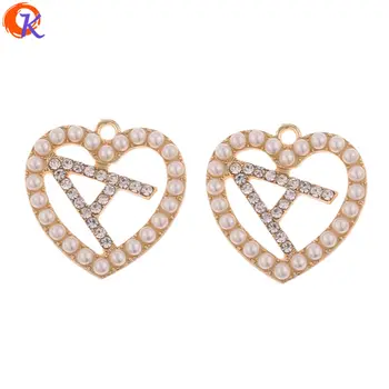 

Cordial Design 30Pcs 24*24MM Jewelry Accessories/Charms Pendant/Imitation Pearl/Heart Shape/DIY Parts/Hand Made/Earring Findings
