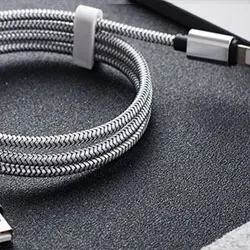 Usb-кабель 2.4A быстрое зарядное устройство 1 м с одной головкой плетеные usb-кабели для iphone Xs Max Iphone6 6s Puls Ipad Mini 1 2 3 4 оборудования - Цвет: White