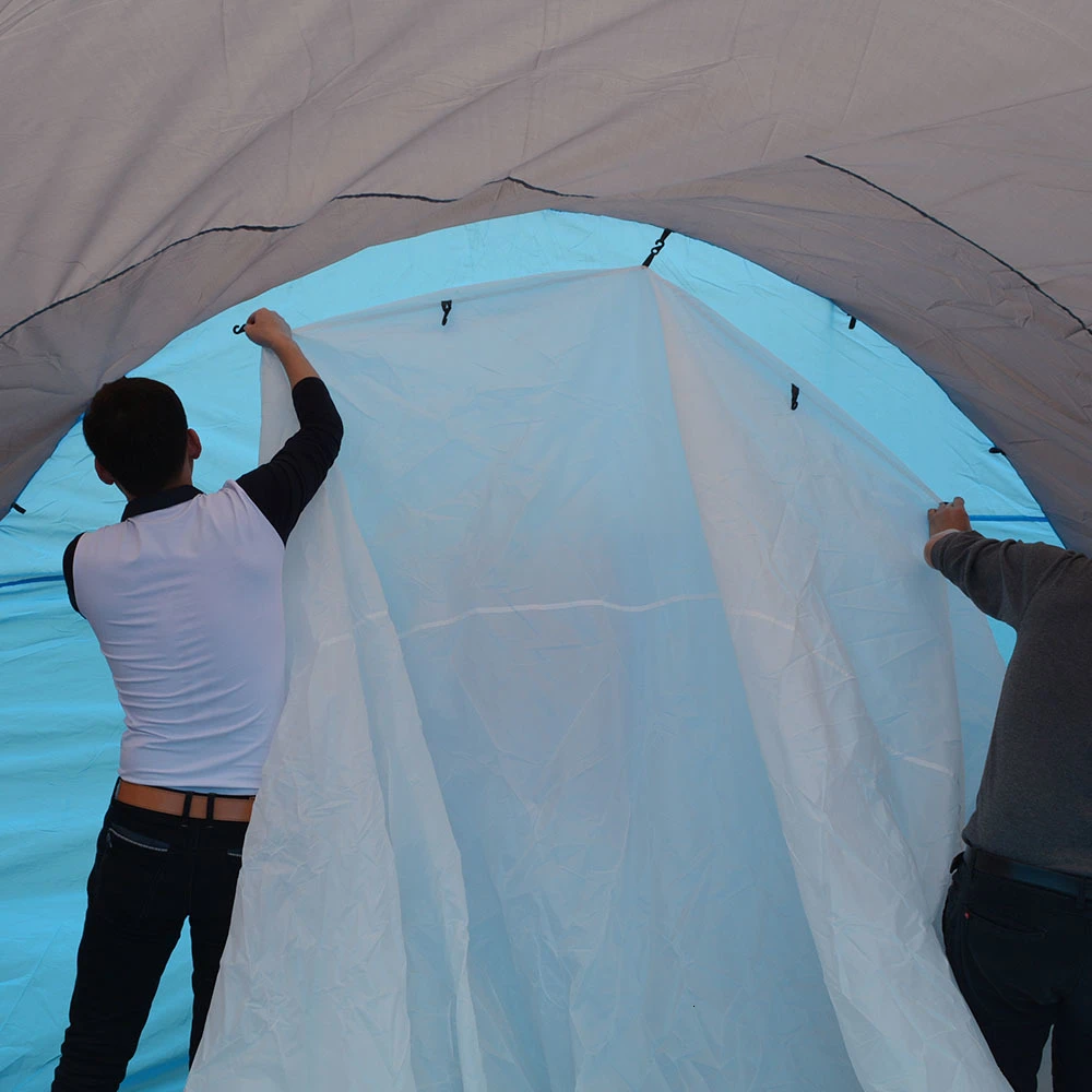 480x310x210 см большой туннельная палатка 5-8 человек огромный Семья Палатка Домик для кемпинга на открытом воздухе вечерние непромокаемые 4 сезон палатка 10 кг
