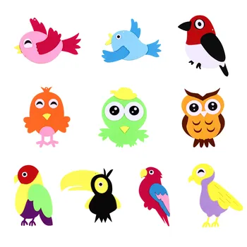 

10pcs Good Chic Great Felt Bird Cartoon Felt Pendant Hanging Pendant