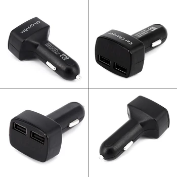 

Universal 4 In 1 12/24V Car LED Digital Voltmeter Gauge+Thermometer+USB Charger