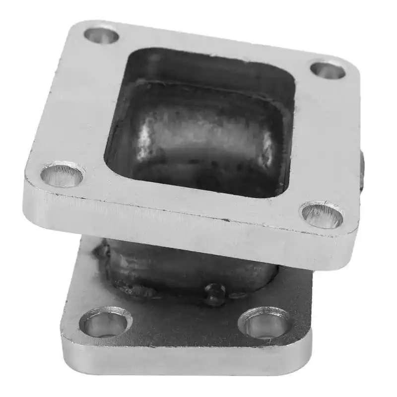 15 Degree Turbo Exhaust Manifold Flange Adapter Fitting for T3 to T4 Turbo Stainless Steel Car