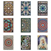 50 страниц алмазов картина планировщик записная книжка записка книга Крест DIY особой формы Алмазная вышивка крестиком A5 школьный дневник Книга ремесло