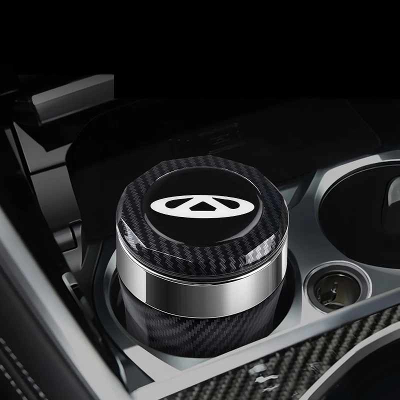 

Car Ashtray With Led Lights With Logo Creative Personality Car Supplies For Chery Tiggo 7 Tiggo 5 Tiggo 2 Tiggo 3 Tiggo 4 8