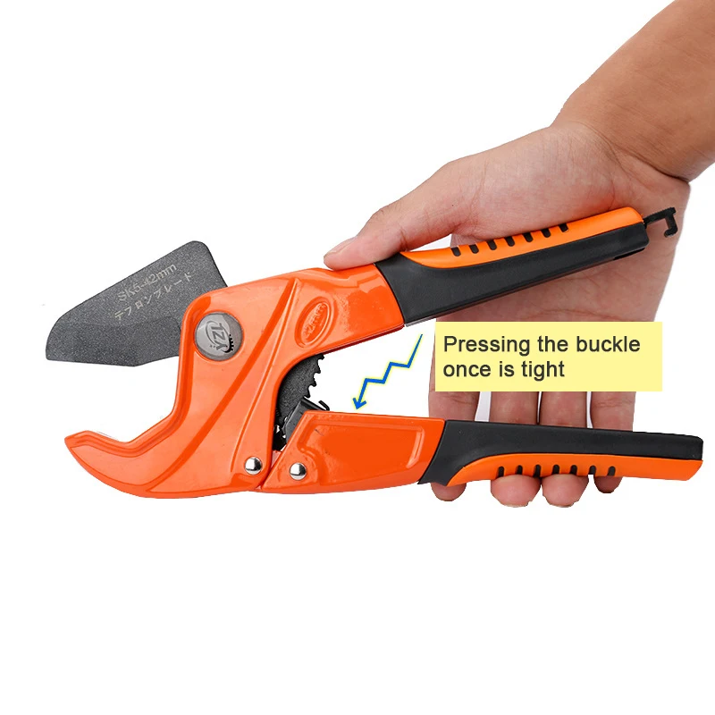 

Pipe Cutting Cutter Scissors Pipe Cutter Tube Hose Plastic Pipes PVC/PPR Plumbing Manual Hand Tools TN99