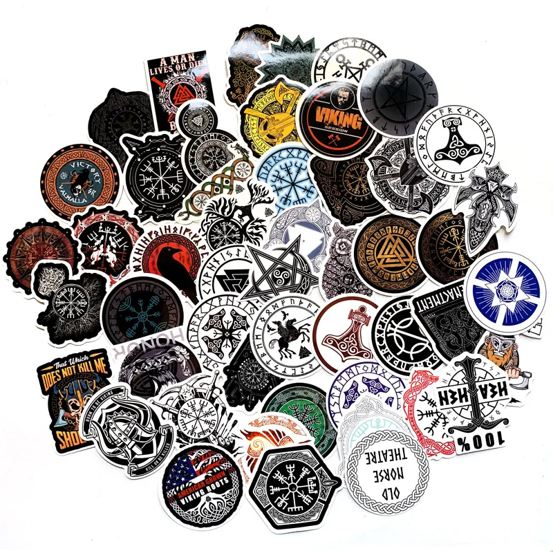 

2020 New 50PCS Movie Pirate Sticker Anime Cartoon Funny Old Rune VSCO Girle Things Stickers For Scrapbook Laptop Scooter Toys