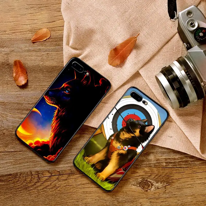 German Shepherd FOR Xiaomi mi 9T A3 PRO MI 6X MIX 2S 3 F1 9 CC9E CC9 8 A2 LITE SE Phone Back Cover Gift | Мобильные телефоны и